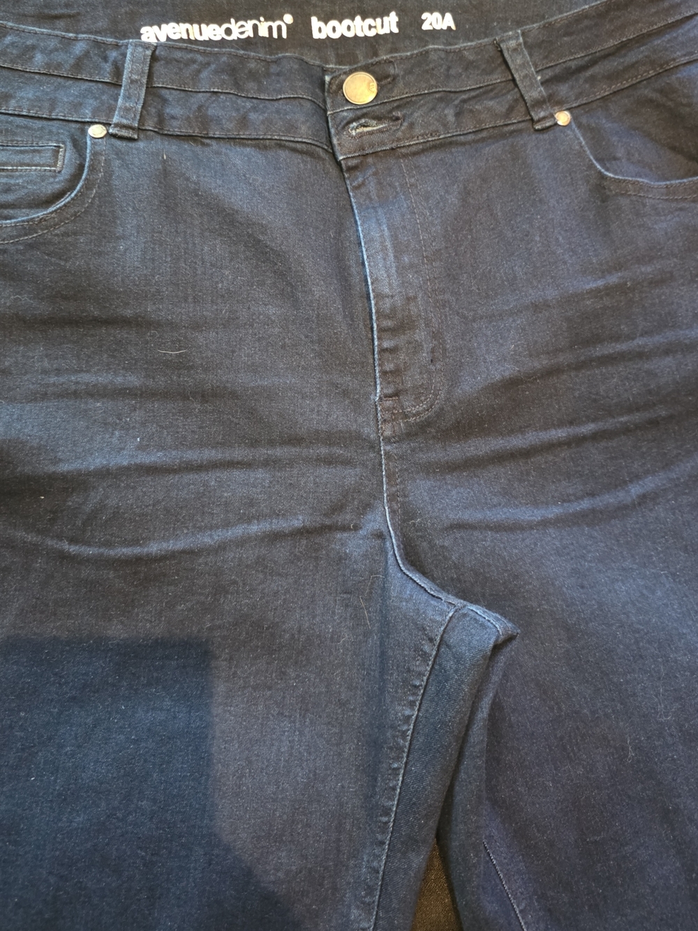 Avenue Dark Indigo Bootcut Jeans